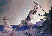 Felix Vallotton Perseus Slays the Dragon oil on canvas